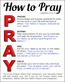 'How to Pray' Poster Design