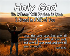 'Holy God' Poster Design