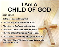 'I am a Child of God' Poster Design 'I am a Child of God' Poster Design