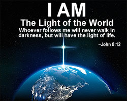 I AM the Light of the World Design 'I AM the Light of the World' Poster Design