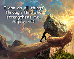 'I Can Do All Things (Blue)' Poster Design 'I Can Do All Things (Blue)' Poster Design