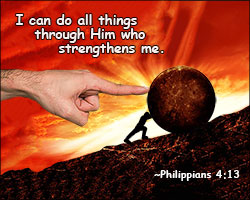 'I Can Do All Things (Red)' Poster Design 'I Can Do All Things (Red)' Poster Design