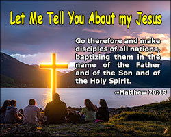 'Let Me Tell You About My Jesus #2' Poster Design 'Let Me Tell You About My Jesus #2' Poster Design