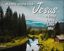 'A Little More Like Jesus' Poster Design 'A Little More Like Jesus' Poster Design