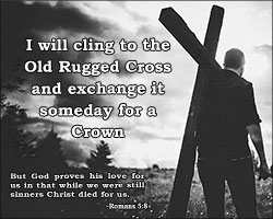 'Old Rugged Cross' Poster Design 'Old Rugged Cross' Poster Design