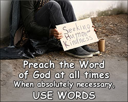 'Preach the Word of God 01' Poster Design