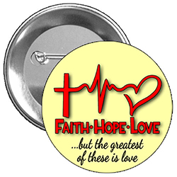 'Faith Hope Love' design