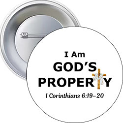 'I Am God's Property' design